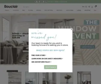 Bouclair.ca(Refresh your home for less) Screenshot