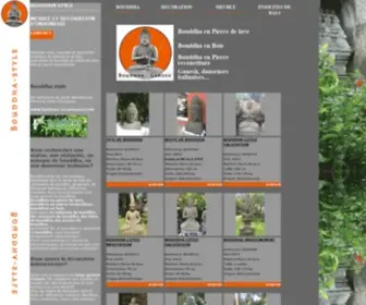 Bouddha-STyle.com(Bouddha-style, vente de bouddha en pierre de lave, bouddha en bois, tête de bouddha, ganesh, danseuses balinaises, meubles en bois exotique, décoration en provenance de Bali Indonésie) Screenshot