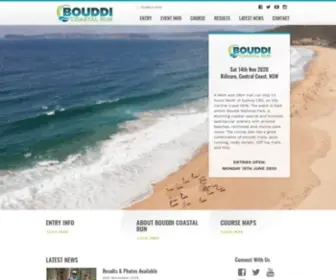 Bouddicoastalrun.com.au(Bouddi Coastal Run) Screenshot