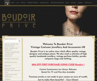 Boudoir-Prive.co.uk(Boudoir Privé) Screenshot