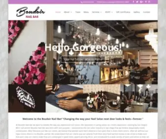 Boudoirnailbar.com(Boudoir Nail Bar) Screenshot