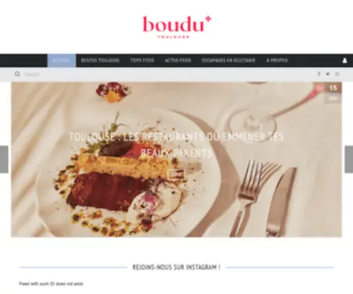 Boudu-Toulouse.com(Média fabriqué à toulouse) Screenshot