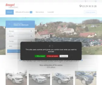 Bougel-Transactions.com(Bougel transactions : vente de voiture d'occasion à Epinal) Screenshot