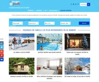 Bougerenfamille.com(Le magazine en ligne des vacances en famille pour les parents) Screenshot