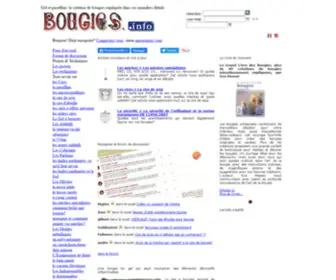 Bougies.info(La création de bougies depuis 1999) Screenshot
