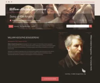 Bouguereau.org(William-Adolphe Bouguereau) Screenshot