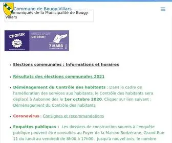 Bougy-Villars.ch(Commune de Bougy) Screenshot