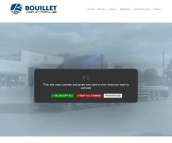 Bouillet-Acier.com(Entreprise familiale nous fabriquons de la tôle bac acier dans la Nièvre. Panneaux sandwichs) Screenshot