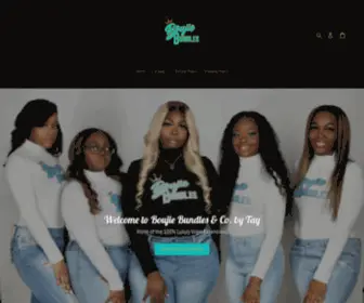 Boujiebundlesandco.com(Boujie Bundles and Co) Screenshot