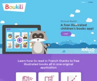 Boukili.ca(Free illustrated children’s books in French) Screenshot