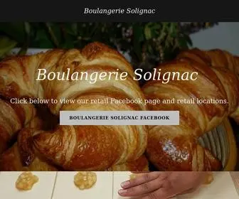 Boulangeriesolignac.com(Boulangerie Solignac) Screenshot