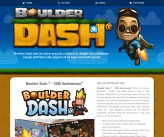 Boulder-Dash.com(Boulder Dash ®) Screenshot