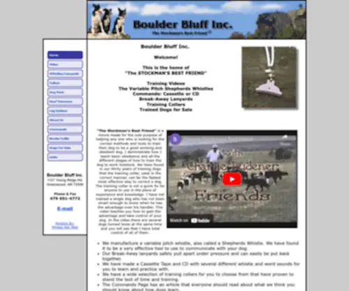 Boulderbluffinc.com(Boulder Bluff) Screenshot