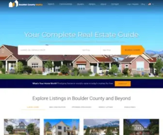 Bouldercountyrealty.com(Boulder County CO Real Estate) Screenshot