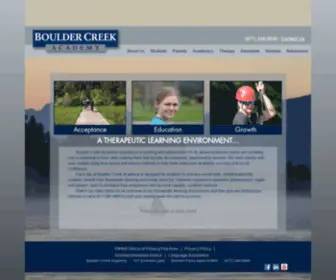 Bouldercreekacademy.com(Boulder Creek Academy) Screenshot