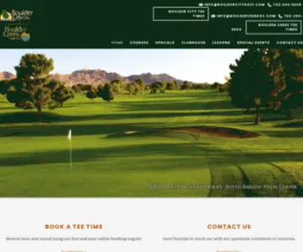 Bouldercreekgc.com(Boulder City Golf) Screenshot