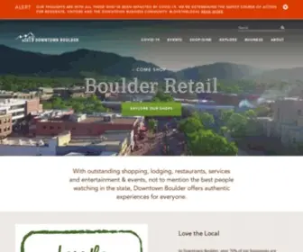 Boulderdowntown.com(Downtown Boulder Partnership) Screenshot