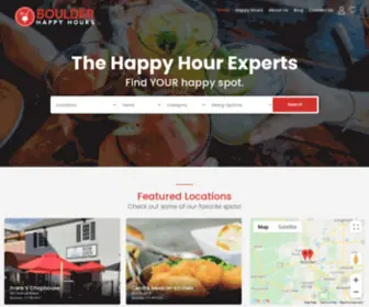 Boulderhappyhours.com(The Happy Hour Experts) Screenshot