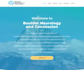 Boulderneurology.com(Boulder Neurology and Concussion) Screenshot