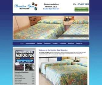 Boulderopalmotorinn.com.au(The Boulder Opal Motor Inn) Screenshot