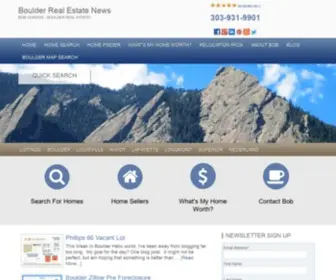 Boulderrealestatenews.com(Boulder Real Estate News) Screenshot