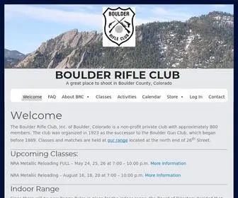 Boulderrifleclub.com(A great place to shoot in Boulder County) Screenshot