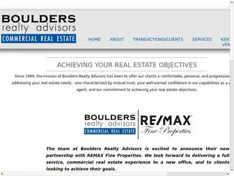 Bouldersrealtyadvisors.com(Bouldersrealtyadvisors) Screenshot