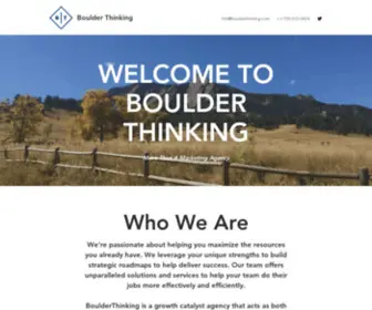 Boulderthinking.com(Full Service Digital Agency) Screenshot