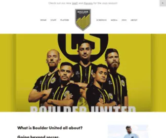 Boulderunitedfc.com(Boulder United FC) Screenshot