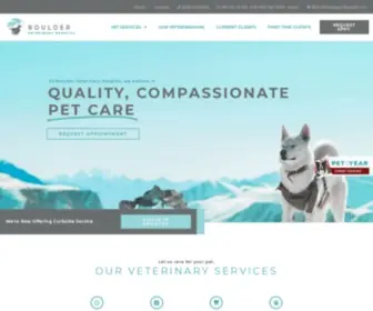 Bouldervet.com(Boulder Veterinary Hospital) Screenshot