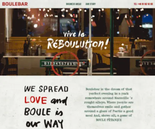 Boulebar.com(Petanque, bar, food and togetherness) Screenshot