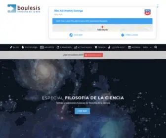 Boulesis.com(Boulesis, Filosofía en la red) Screenshot