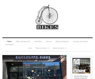 Boulevardbikeshop.com(Boulevard Bikes) Screenshot