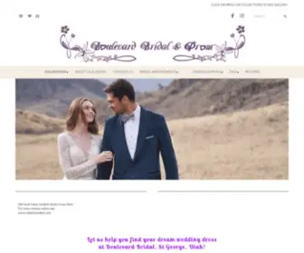 Boulevardbridal.com(Boulevard Bridal & Prom) Screenshot