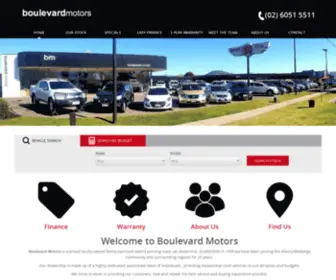 Boulevardmotors.com.au(Boulevard Motors) Screenshot