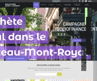 Boulevardsaintlaurent.com(Boulevard Saint) Screenshot