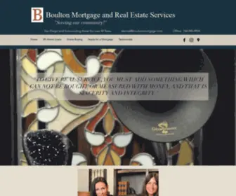 Boultonmortgage.com(Boulton Mortgage and Real Estate Services) Screenshot