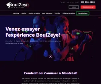 Boulzeye.ca(Sortir à Montréal au Laser tag) Screenshot