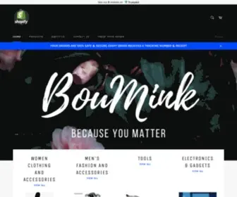 Boumink.com(Fashion & Clothing) Screenshot