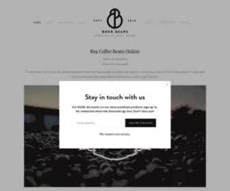 Bounbeans.com(Buy Coffee Online) Screenshot