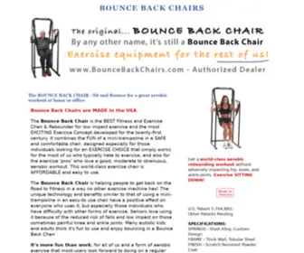Bouncebackchairs.com(BOUNCE BACK CHAIRS) Screenshot