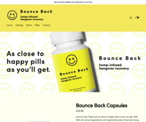 Bouncebacklabs.com(Bounce Back) Screenshot