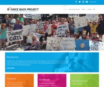 Bouncebackproject.org(Resilience) Screenshot