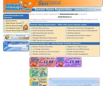 Bounce.co(Domain Names) Screenshot