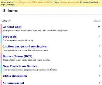 Bounce.community(Bounce Finance) Screenshot