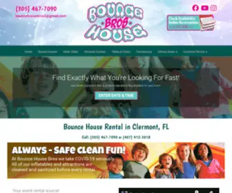 Bouncehousebros.com(Bounce House Rentals in Clermont) Screenshot