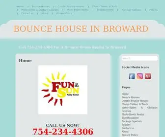 Bouncehouseinbroward.com(Bounce House In BrowardBounce House Rentals) Screenshot