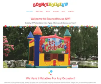 Bouncehousenw.com(BounceHouse NW) Screenshot