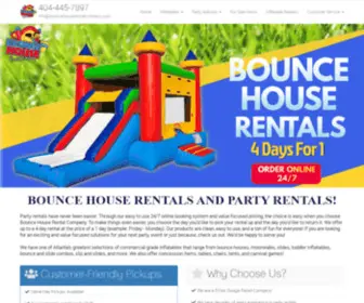 Bouncehouserentalcompany.com(Bounce House Rentals) Screenshot