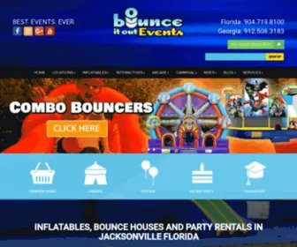 Bounceitoutparty.com(Bounce It Out Events) Screenshot